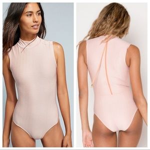 Anthropologie Seea Leana One Piece Pink Swimsuit